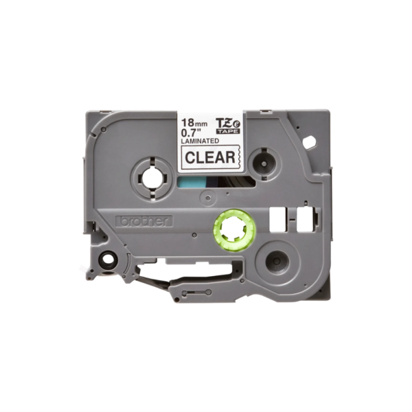 Ruban Brother TZe-141 - 18mm Noir / Transparent