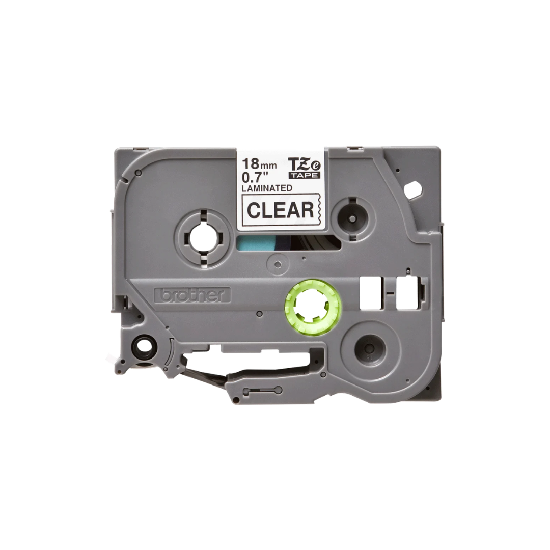 Ruban Brother TZe-141 - 18mm Noir / Transparent