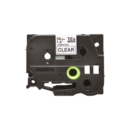 Ruban Brother TZe-161 - 36mm Noir / Transparent