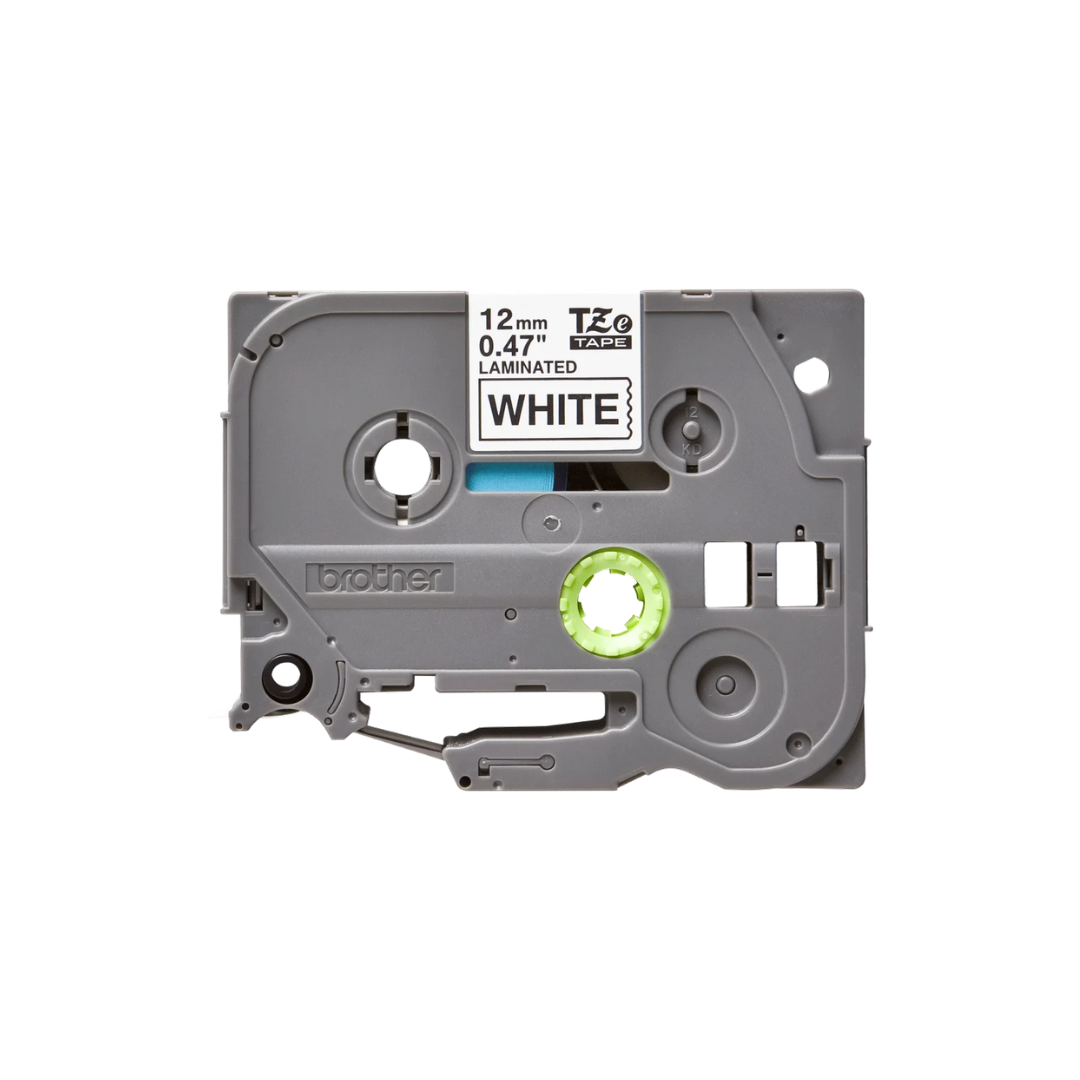 Ruban Brother TZe-231 - 12mm Noir / Blanc