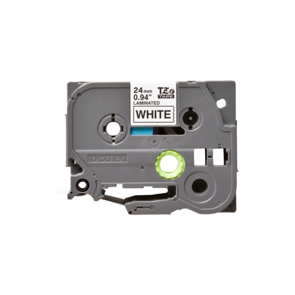 Ruban Brother TZe-251 - 24mm Noir / Blanc