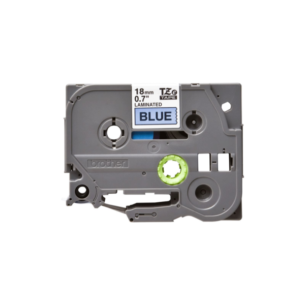 Ruban Brother TZe-541 - 18mm Noir / Bleu